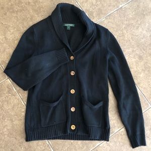 Lauren Ralph Lauren Button Up Sweater